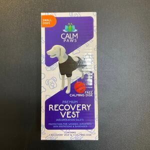 Calm Paws Premium Recovery Vest Small Dogs w/ Free Calming Disk